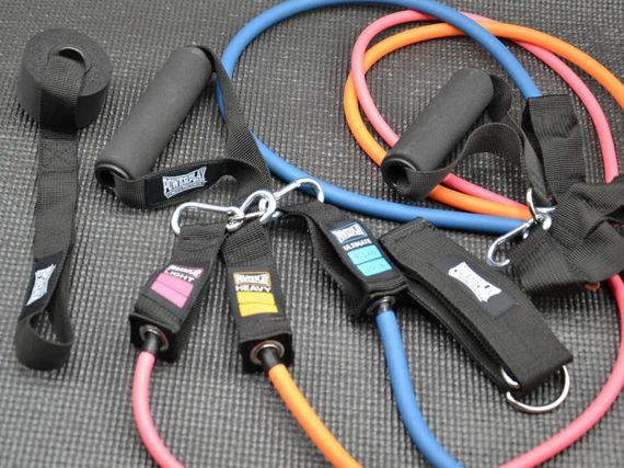 Набір трубчастих еспандерів PowerPlay PP-4101 Expander Tube Set 3 шт (до 18,2 кг.) (PP-4101_3set) | Зображення 1