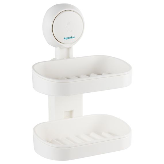 Мильниця на вакуумній присосці Aquatica подвійна s42 142×111×201мм (9784290) | Зображення 3