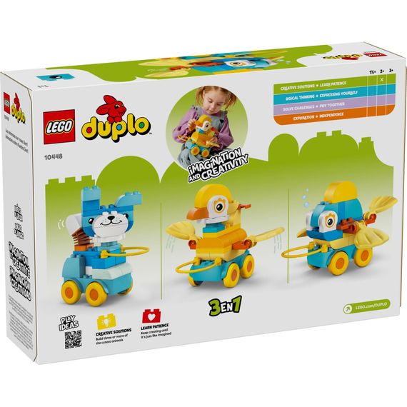 Конструктор LEGO DUPLO Тварини на колесах 3 в 1 (10448-) | Зображення 6