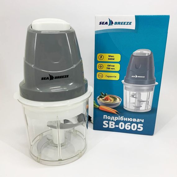 Кухонний електричний подрібнювач-блендер SeaBreeze SB-0605, Блендер побутовий електричний NY-21 | Зображення 9