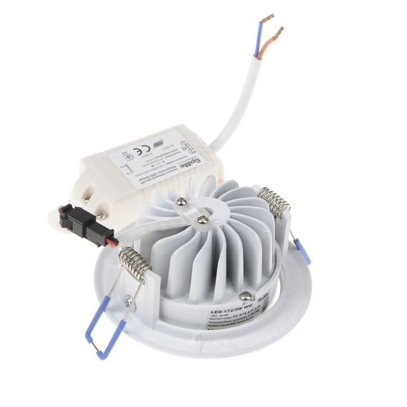 Светильник потолочный LED врезной  LED-172/5W WW WH | Зображення 1