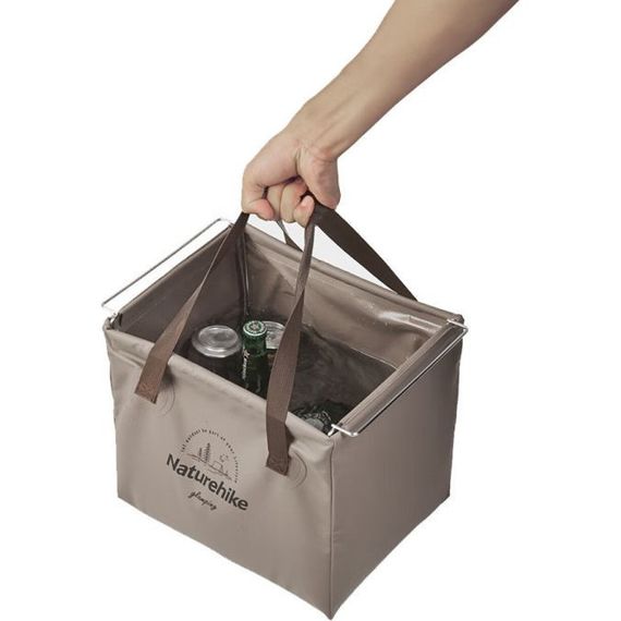 Складний контейнер для води з ПВХ Naturehike CNH22SN002, 20л, темно-зелений | Зображення 3