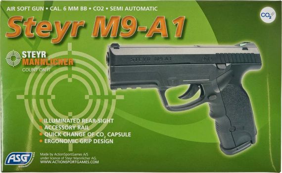 Пістолет страйкбольний ASG Steyr M9-A1 CO2 кал. 6 мм | Зображення 5