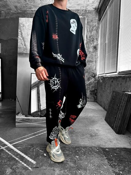 Костюм світшот штани ДТФ | Зображення 2