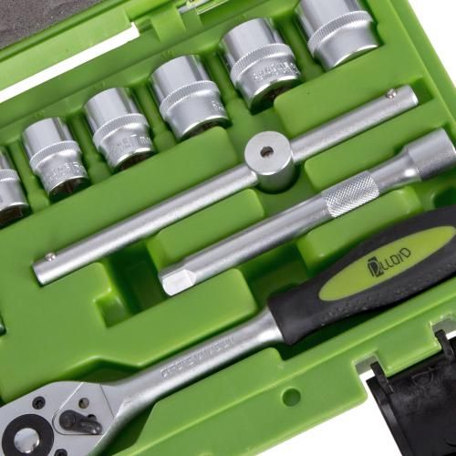 Набір головок 3/8", 19 предметів Alloid. 6-22 мм. | Зображення 7