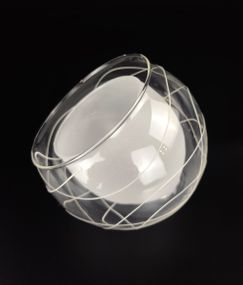 Плафон патрон E27 51098 12х15х4 см матовий прозорий