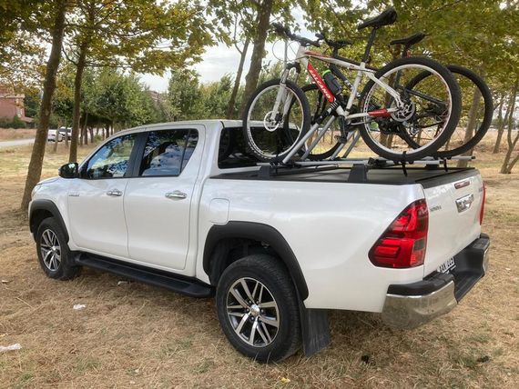Поперечини (в штатні місця) сірий для Toyota Hilux 2015-2024 рр | Зображення 1