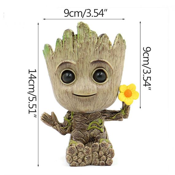 Квітковий горщик кашпо Primo Грут Groot для квітів і канцелярії (GR-05) | Зображення 5