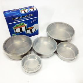 Набір харчових контейнерів Unique UN-1515 5 шт із нержавіючої сталі EK-51