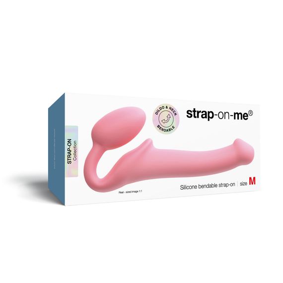 Безремінний страпон Strap-On-Me Rose M, повністю регульований, діаметр 3,3 см | Зображення 6