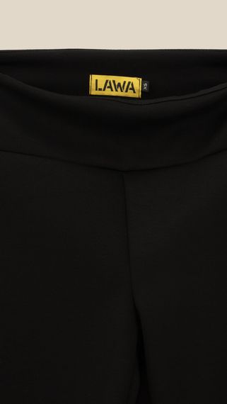 Штани кльош однотонні жіночі LAWA WBC02502 M Чорний shop (2000999478062) | Зображення 3