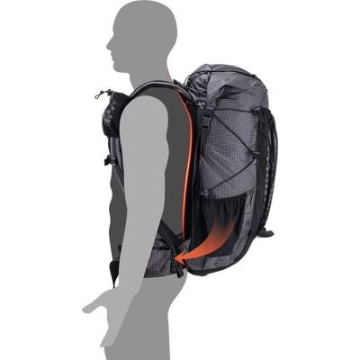 Рюкзак туристический Naturehike Rock NH19BP095 60+5 л графіт в клітинку (6927595761649) | Зображення 4