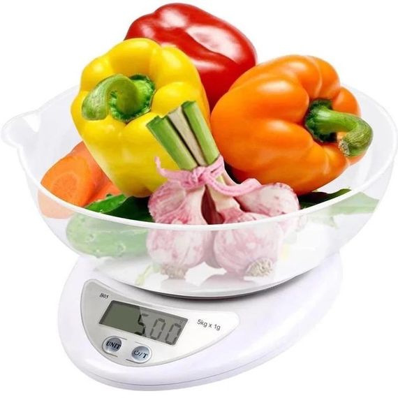 Весы для взвешивания продуктов Kitchen B05 5кг | Электрические кухонные весы | OA-429 Весы пищевые | Зображення 6