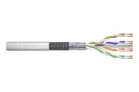 Кабель патч-кордовый DIGITUS кат. 6 SF-UTP, 305m, AWG 26/7, LSZH, gray (DK-1633-P-305)