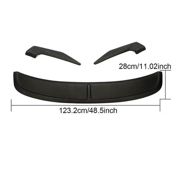 Спойлер V3 (для Boxster, Карбон) для Porsche Boxster/Cayman 982 (718) 2016- гг | Зображення 4