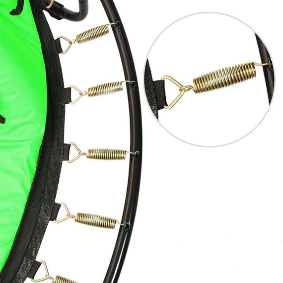 Батут манеж дитячий з сіткою Atleto 140 см зелений KRB10 | Зображення 7