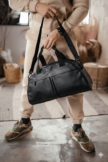 Дорожна шкіряна сумка для спорта,для подорожей,стильна, зручна та вмістка