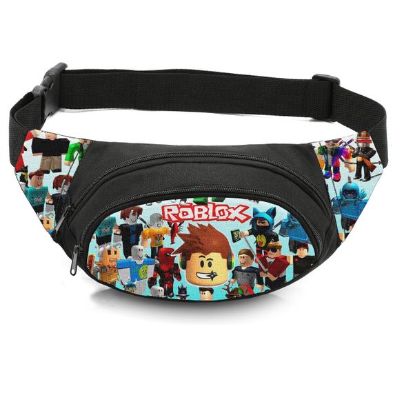 Сумка-бананка детская с принтом Roblox поясная сумка для мальчика (4429)