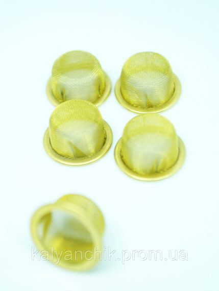 Сіточки для бонг ів з бортиком Мідні (5шт) | Зображення 1