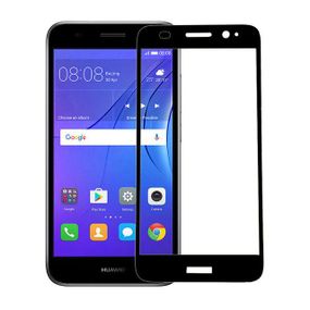 Full Cover защитное стекло для Huawei Y3 2017 - Black