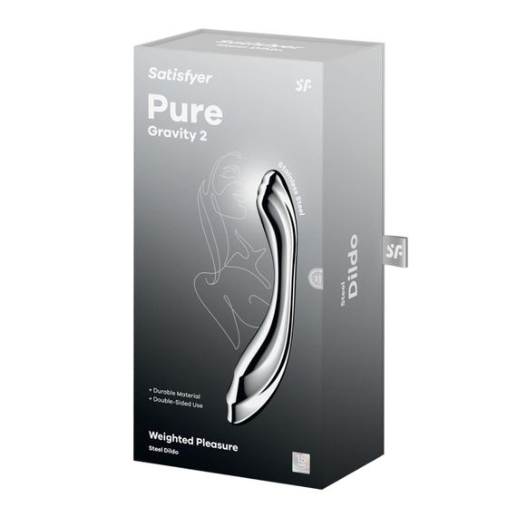 Металевий дилдо Satisfyer Pure Gravity 2 Sex Aura | Зображення 4