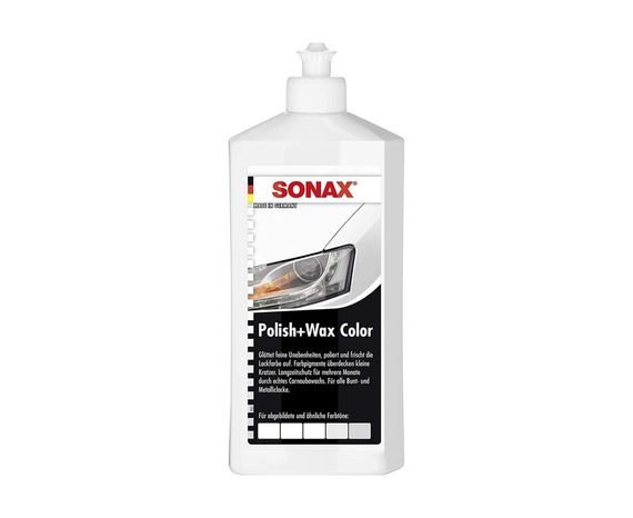 Sonax NanoPro Полироль с воском цветной белый 500мл