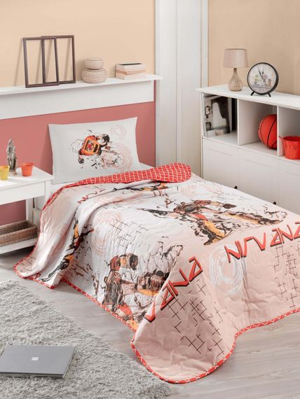 Покривало Eponj Home 10495 Туреччина 160*220 см  Бавовна Червоний