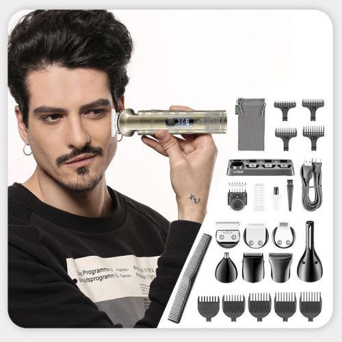 Чоловічий набір VGR V-110 8 в 1, Машинка для стрижки голови, Машинка для стрижки для дому | Зображення 4