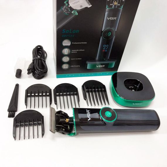 Професійна акумуляторна машинка для стрижки VGR V-671, Електромашинка для стрижки JM-87 | Зображення 8