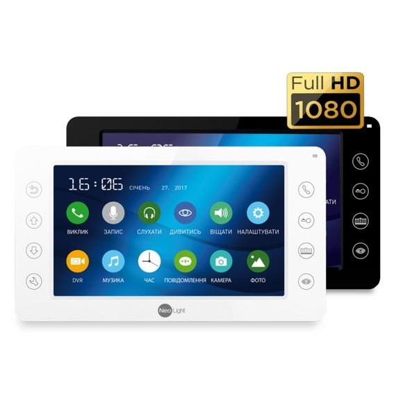 Комплект видеодомофона NeoLight Kappa plus HD и Solo FHD graphite | Зображення 9