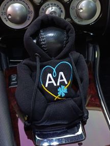 Чехол кофта Худи аксессуар на КПП Car Hoodie АА киев черный подарок автомобилисту 10070