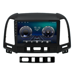Штатная магнитола Lesko Hyundai Santa Fe 2009-2012 9" 4+64 4G+CarPlay Android 11 GPS Wi-Fi Premium сантафе
