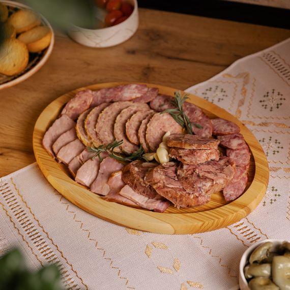 Овальна дошка 35×25 см для подачі нарізок, ясен T26W250 | Зображення 3