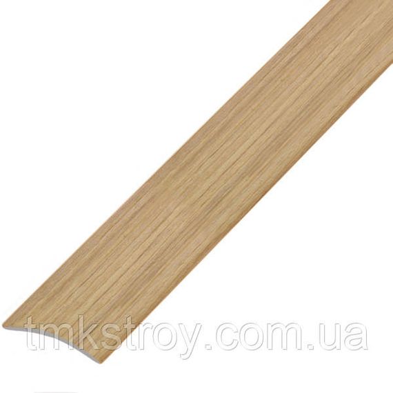 Пороговая планка разных цветов 50*3 мм полукруглая ламинированная 180, бук