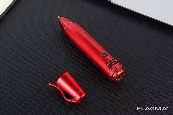 Ручка мобильный телефон портативный с камерой 0.08 MP и Bluetooth AK 007 (Красный) | Зображення 4