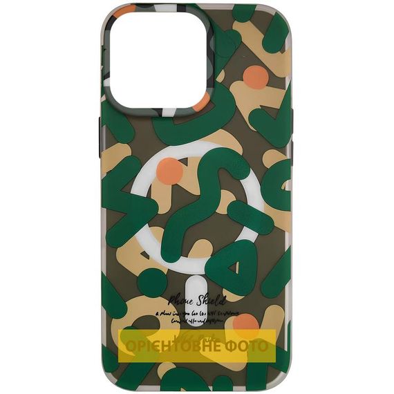 TPU чохол Pastel Chaos with MagSafe для Apple iPhone 17 (6.3") Green