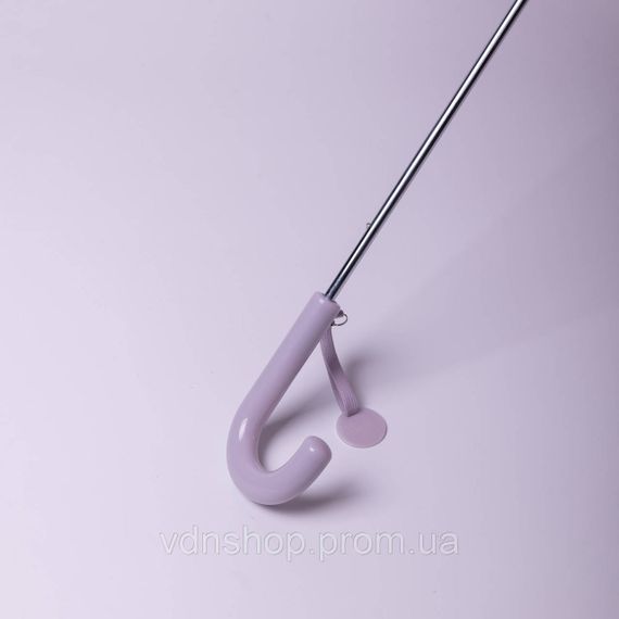 Класична дитяча парасолька-тростина механічна з поліестеру міцна надійна 8 спиць діаметр 89 см Фіолетовий HP-23-12V | Зображення 3