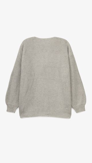 Кардиган однотонний жіночий 1025 One Size Сірий shop (2000999177521) | Зображення 3