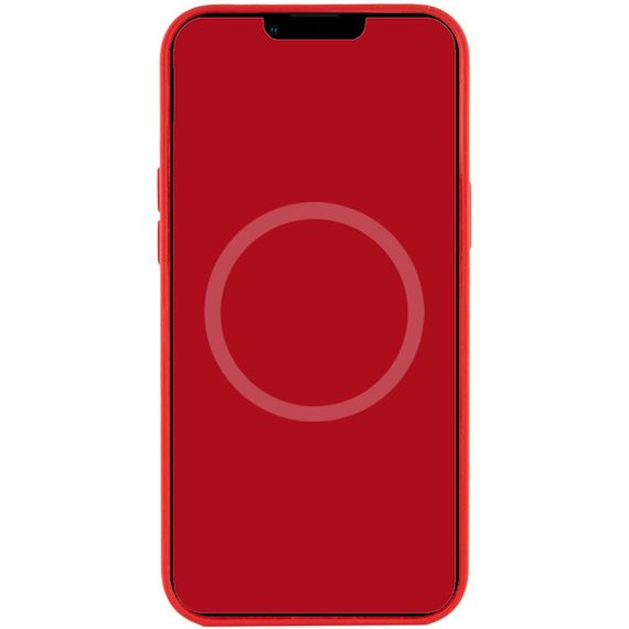 Чехол Silicone case (AAA) with Magsafe and Animation для Apple iPhone 12 Pro Max (6.7") Красный / Red | Зображення 3