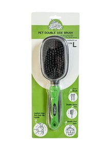 Двостороння щітка-гребінець для собак та котів Mr.Fluffy Pet double-side brush, large