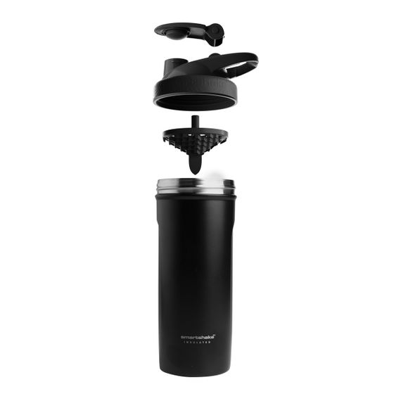 Шейкер спортивний SmartShake металевий Insulated Steel 750ml Black | Зображення 4