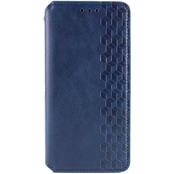 Шкіряний чохол-книжка GETMAN Cubic (PU) для Samsung Galaxy A07 Синій