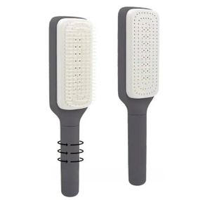 Расческа для волос с функцией самоочищения Серый