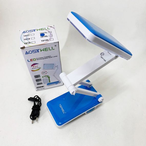 Настільна лампа Topwell 1019 Синя акумуляторна світлодіодна регуляція рівня нахилу. Колір: синій KX-99 | Зображення 3