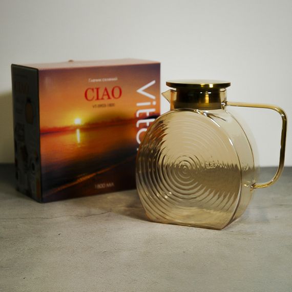 Глечик скляний VT-5903-1800 Ciao 1,8L VITTORA | Зображення 4