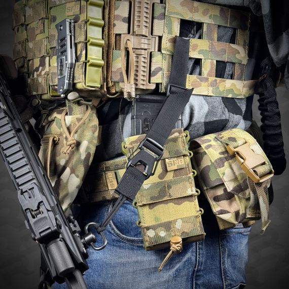 Додаткове кріплення з паракордом Чорний | Зображення 1