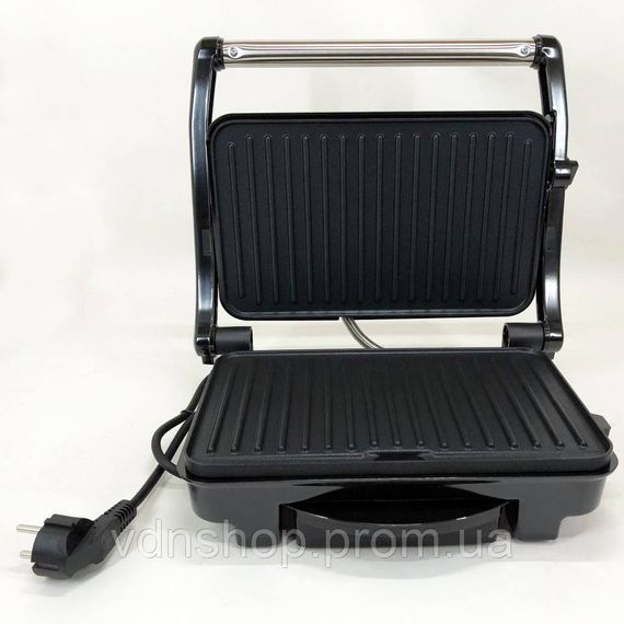 Электрический гриль барбекю кухонный Rainberg, Электрический контактный гриль для дома RZ-81 | Зображення 3