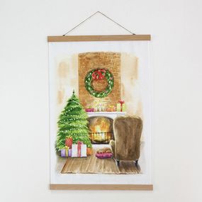 Тканинний постер на стіну Так затишно дома 60х93 см (TPSR_23NG001)