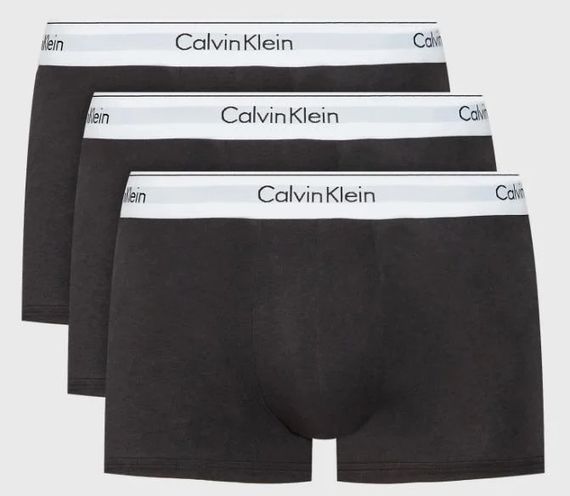 Набір чоловічих трусів боксерів Calvin Klein men boxer 3 шт в наборі | Зображення 4