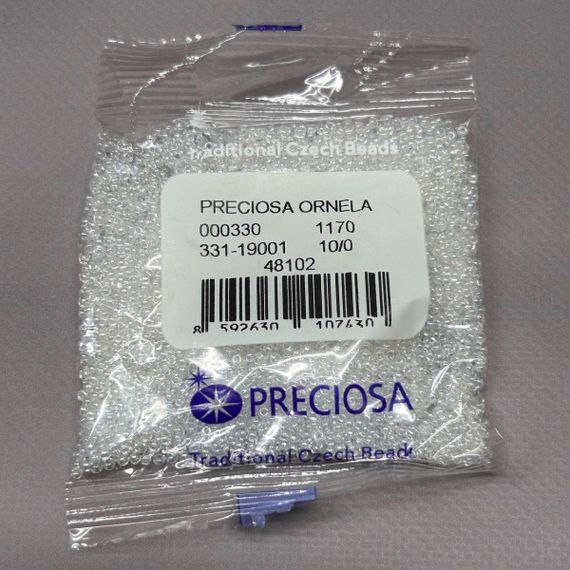 Бісер чеський Preciosa 10/0, колір 48102 - 50 г | Зображення 1